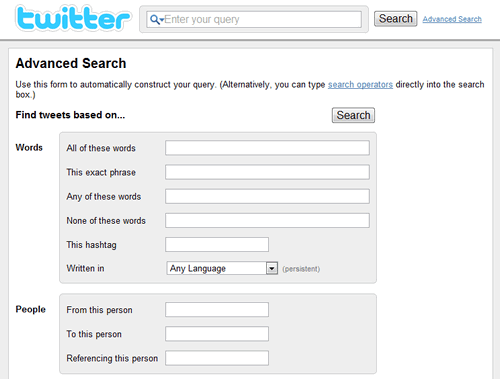 Twitter Search (Advanced)