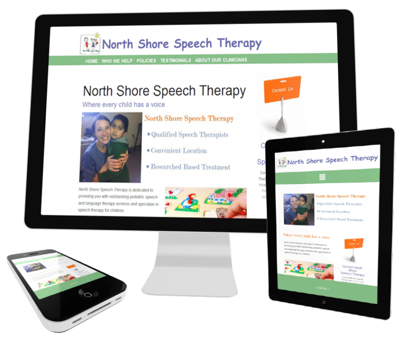 portfolio spraak therapie wordpress website